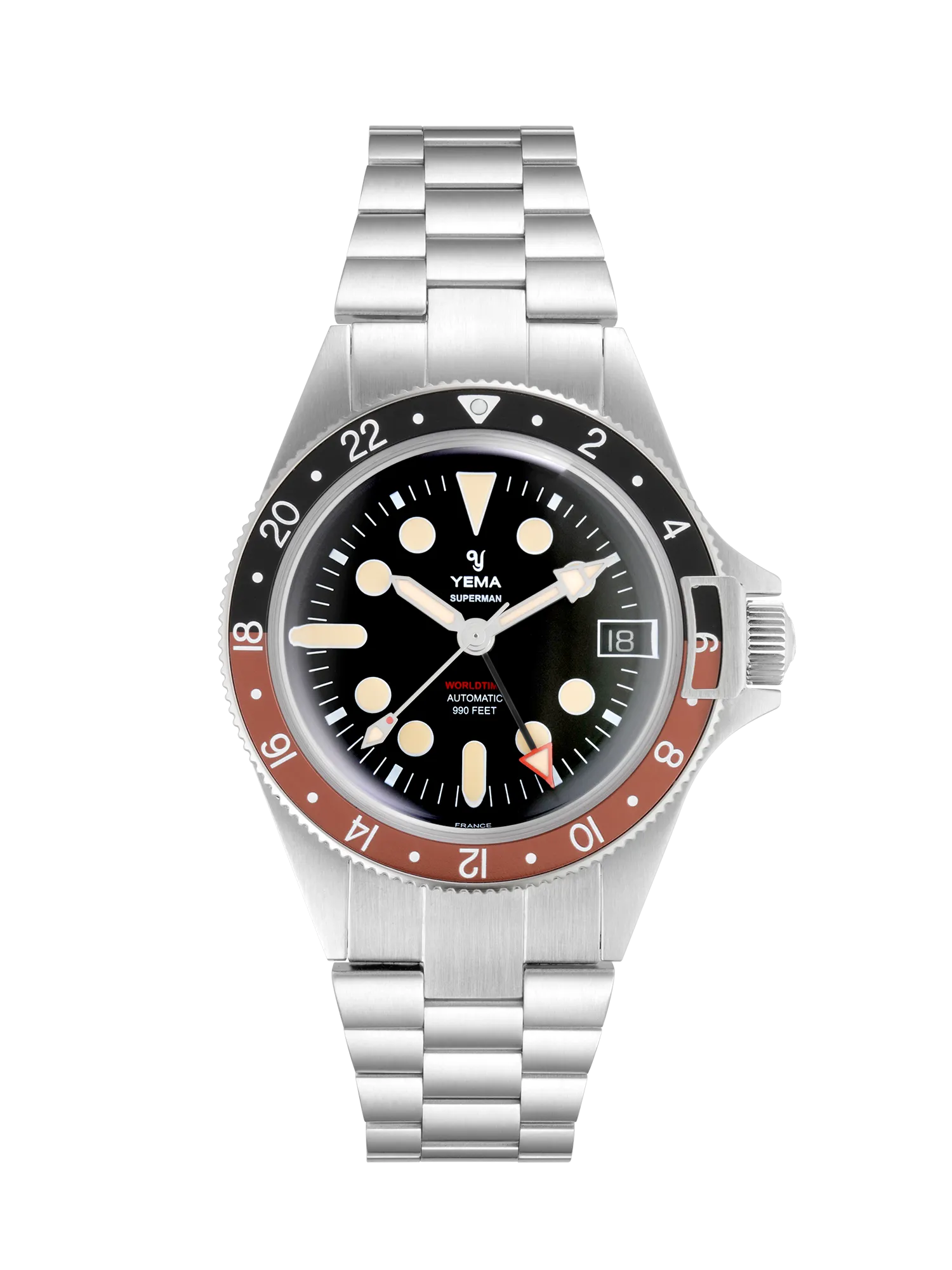 yema-superman-worldtime-gmt-coke-montre-gmt-plongeuse image 1