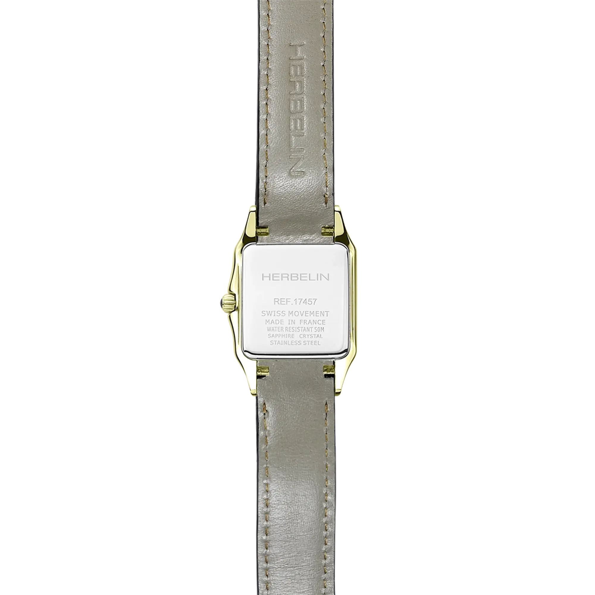 herbelin-luna-quartz-montre-femme-dor-cuir-camel image 4