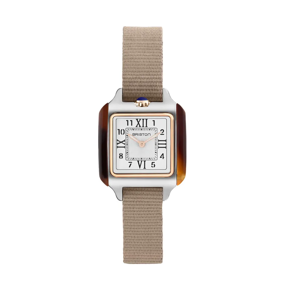 briston-streamliner-kennedy-petite-25mm-gold-blanc-femme image 1