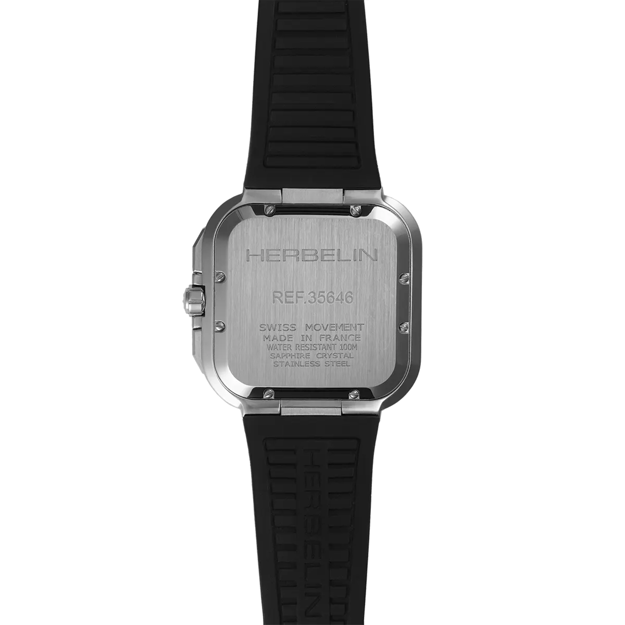 herbelin-cap-camarat-square-chronographe-montre-homme-noir image 4