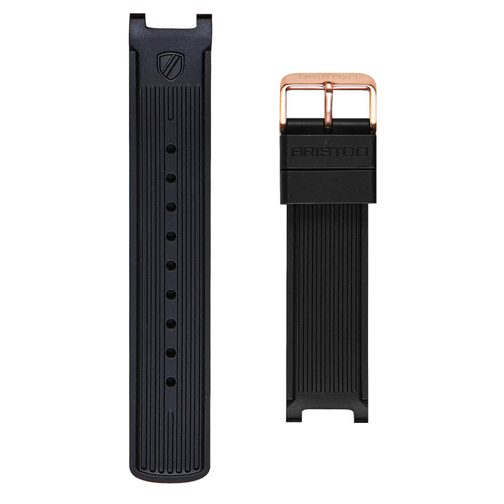 briston-bracelet-rubber-urban-noir-20-mm-streamliner-urban image 2