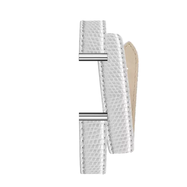 herbelin-antar-s-bracelet-double-tour-cuir-blanc-iguane image 1