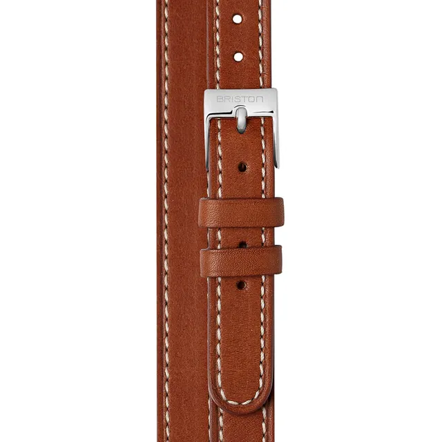 briston-bracelet-cuir-12-mm-marron-pour-clubmaster-lady image 1