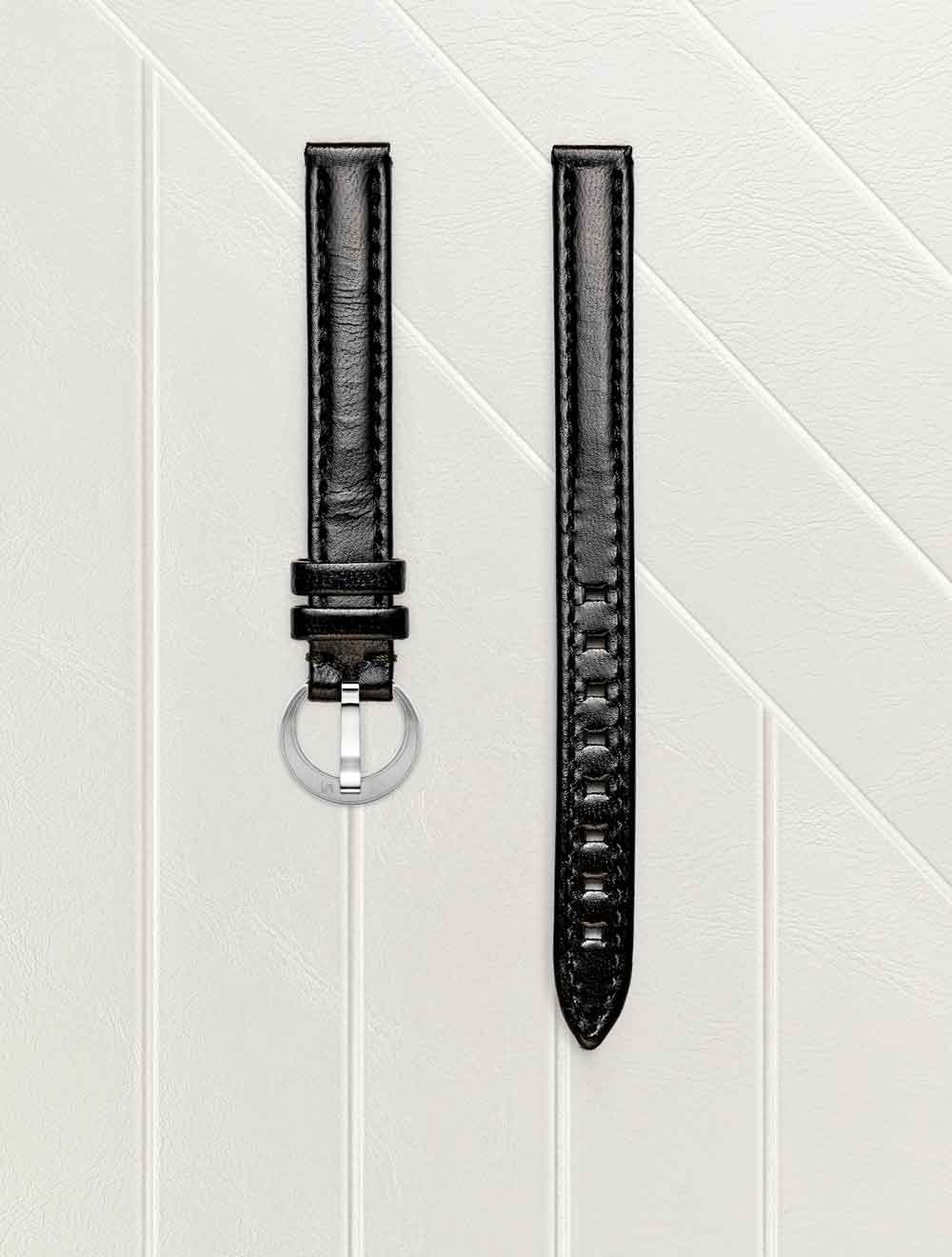 march-la-b-bracelet-chevreau-noir-10mm-lady-volante-femme image 1