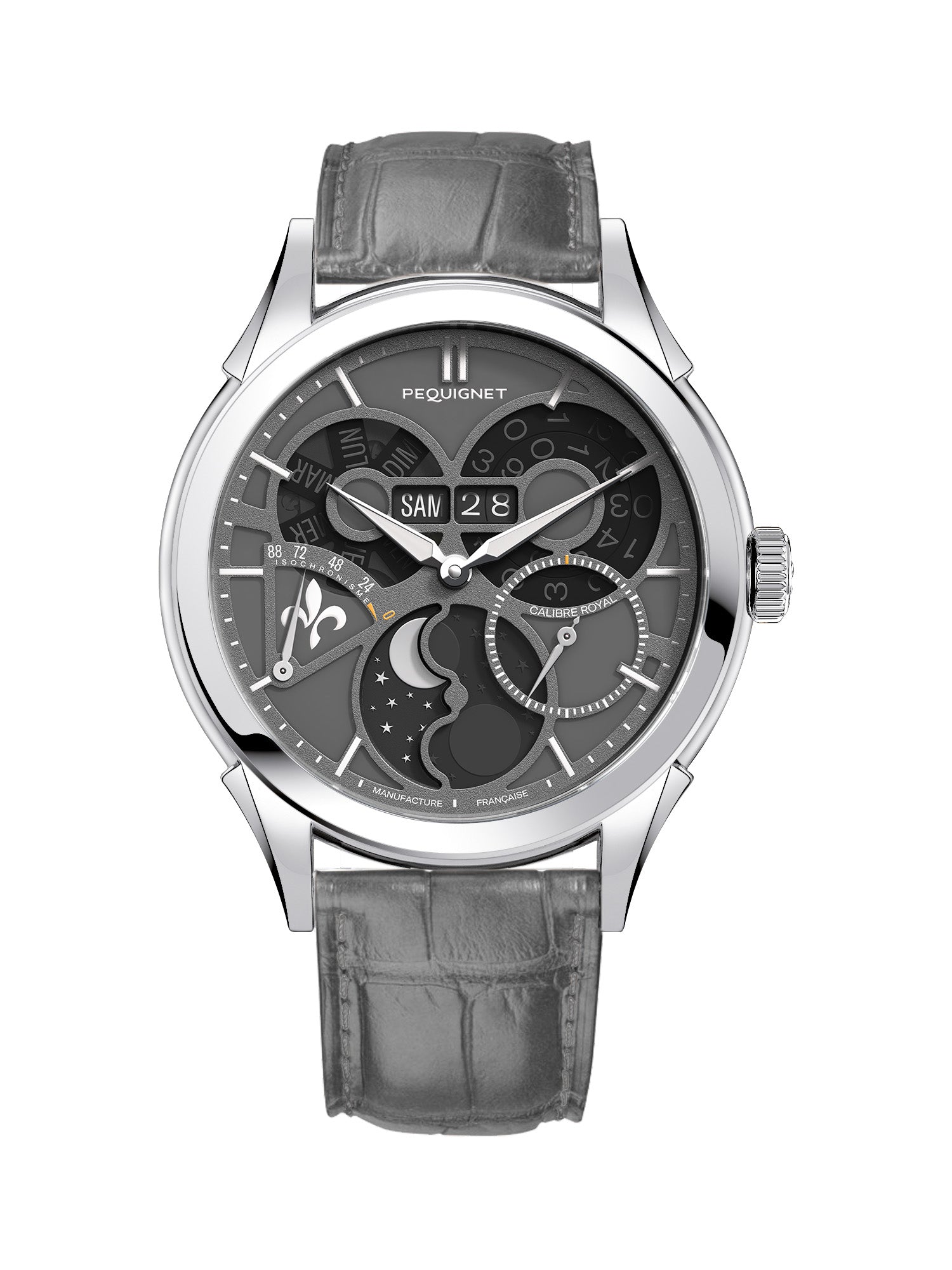pequignet-royale-saphir-gris-d-ombre-montre-calibre-royal-homme image 1