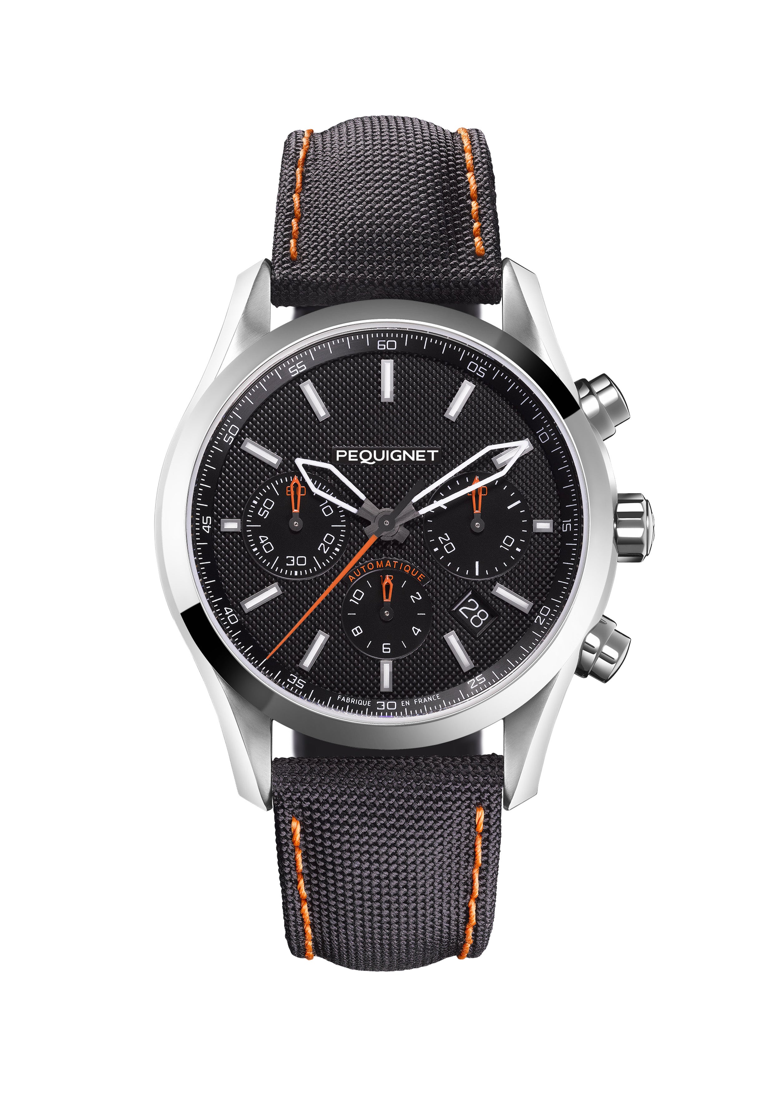 pequignet-l-gance-chronographe-argent-soleill-montre-homme-sport image 1