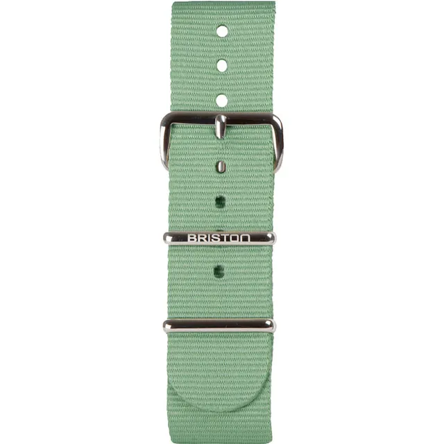 briston-bracelet-nato-20-mm-vert-d-eau-en-nylon image 1