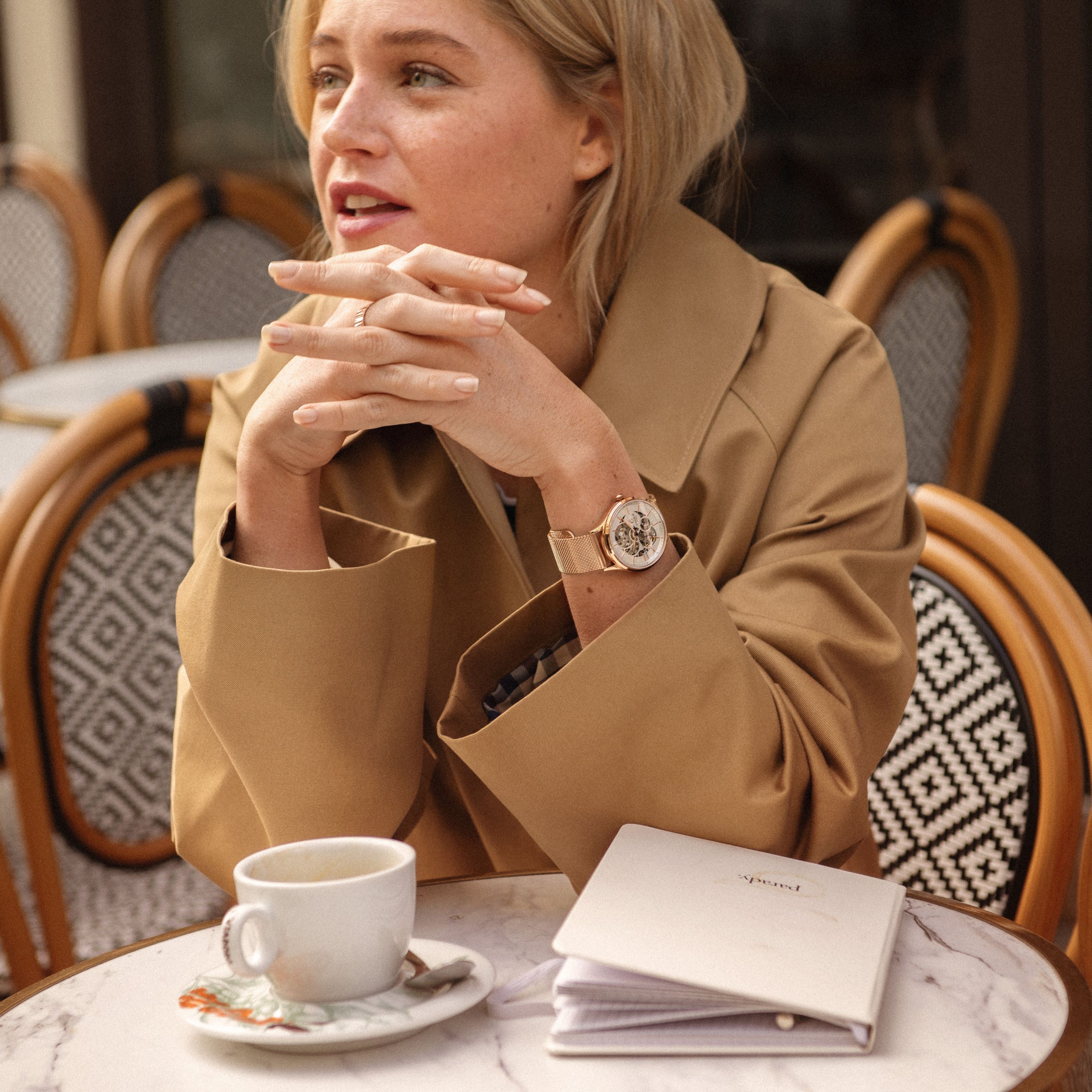 charlie-paris-initial-36-montre-automatique-femme-ajour-e-dor-rose-36-mm-2 image 3