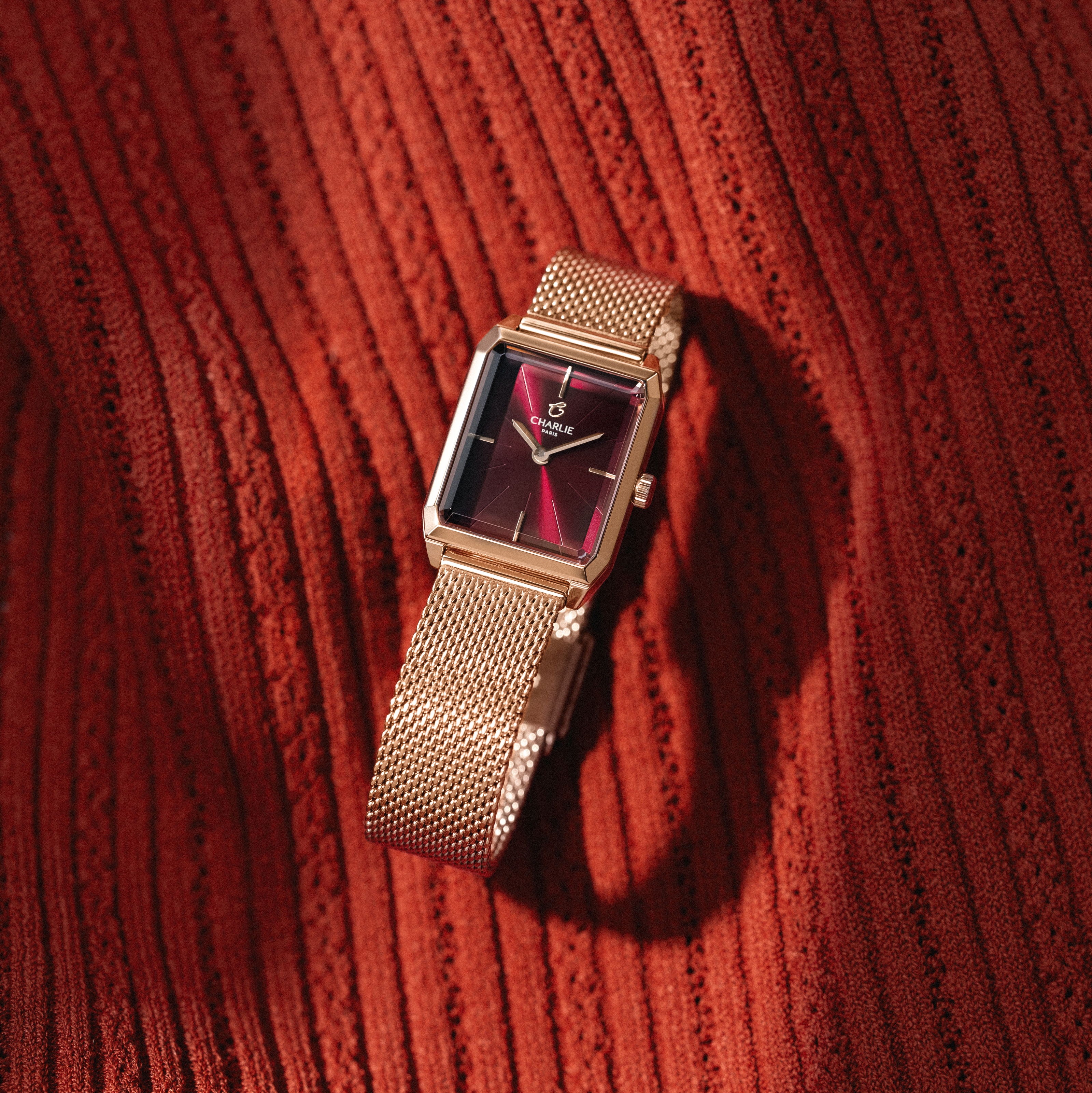 charlie-paris-monceau-montre-femme-quartz-dor-rose-bordeaux image 5