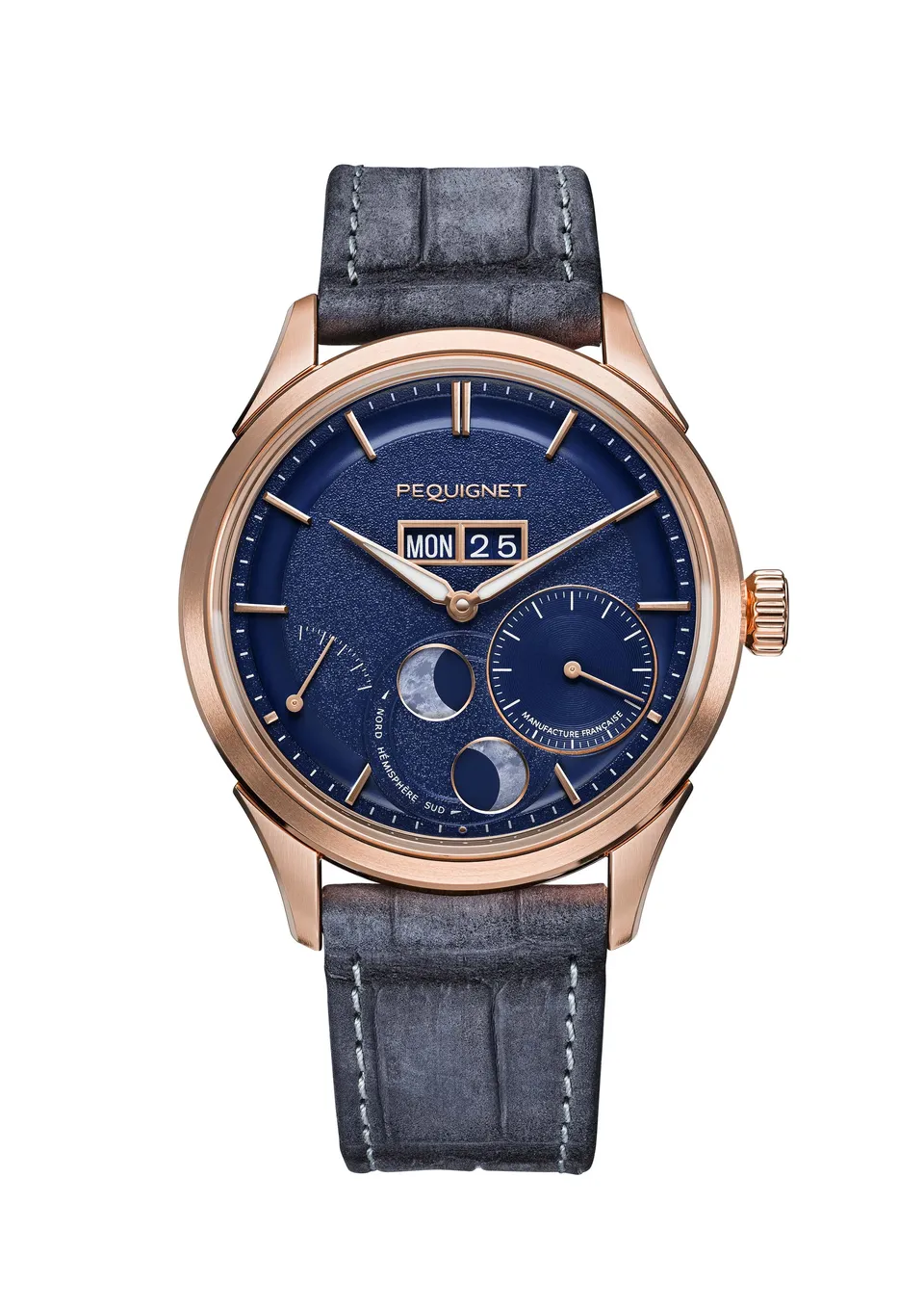 pequignet-royale-paris-39-5-mm-montre-homme-or-rose-18-carats-calibre-royal image 1