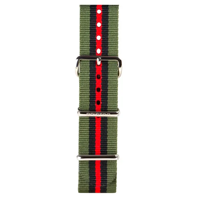 briston-bracelet-type-nato-vert-noir-rouge-20-mm image 1