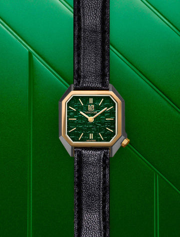 march-la-b-lady-mansart-tweed-emerald-26mm-quartz-femme image 3
