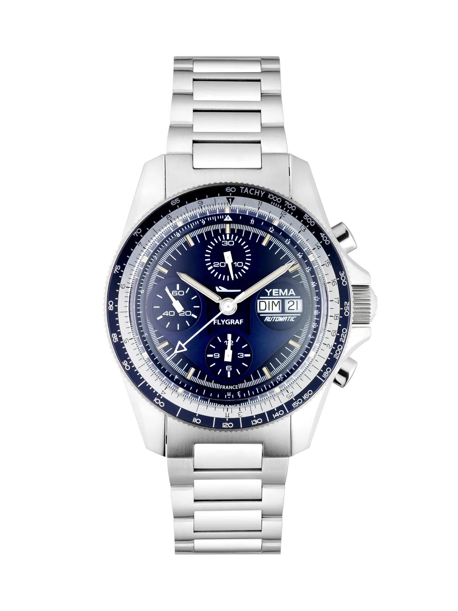 yema-flygraf-navigator-montre-d-aviateur-jour-date image 1