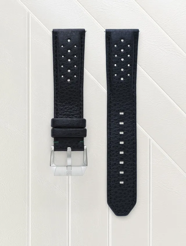 march-la-b-bracelet-buffle-perfor-noir-22mm image 1