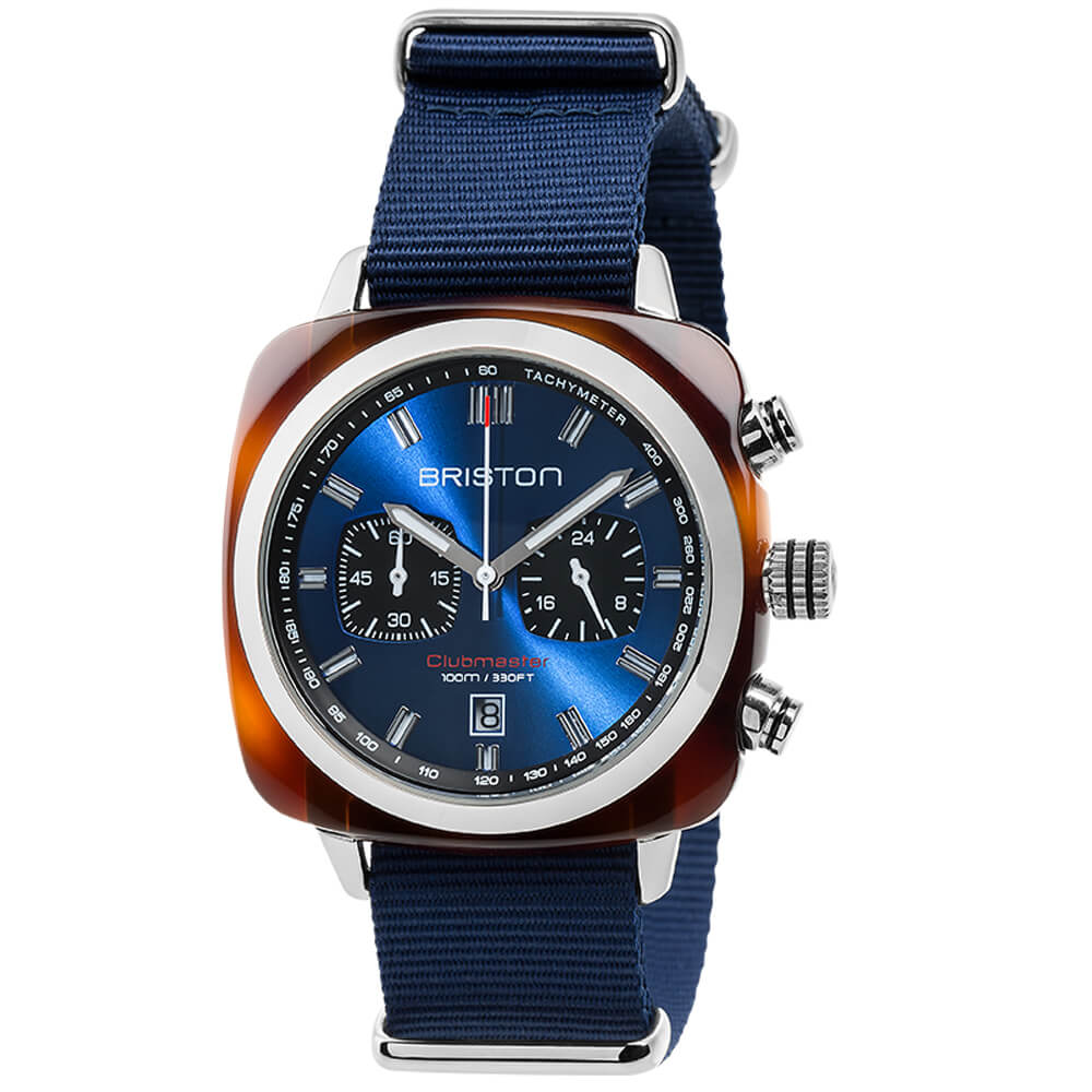 briston-clubmaster-sport-montre-chronographe-quartz-42-mm-bleu-marine image 1