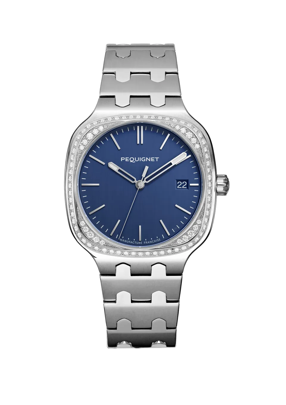 pequignet-concorde-bleu-profond-enti-rement-sertie-montre-femme image 1