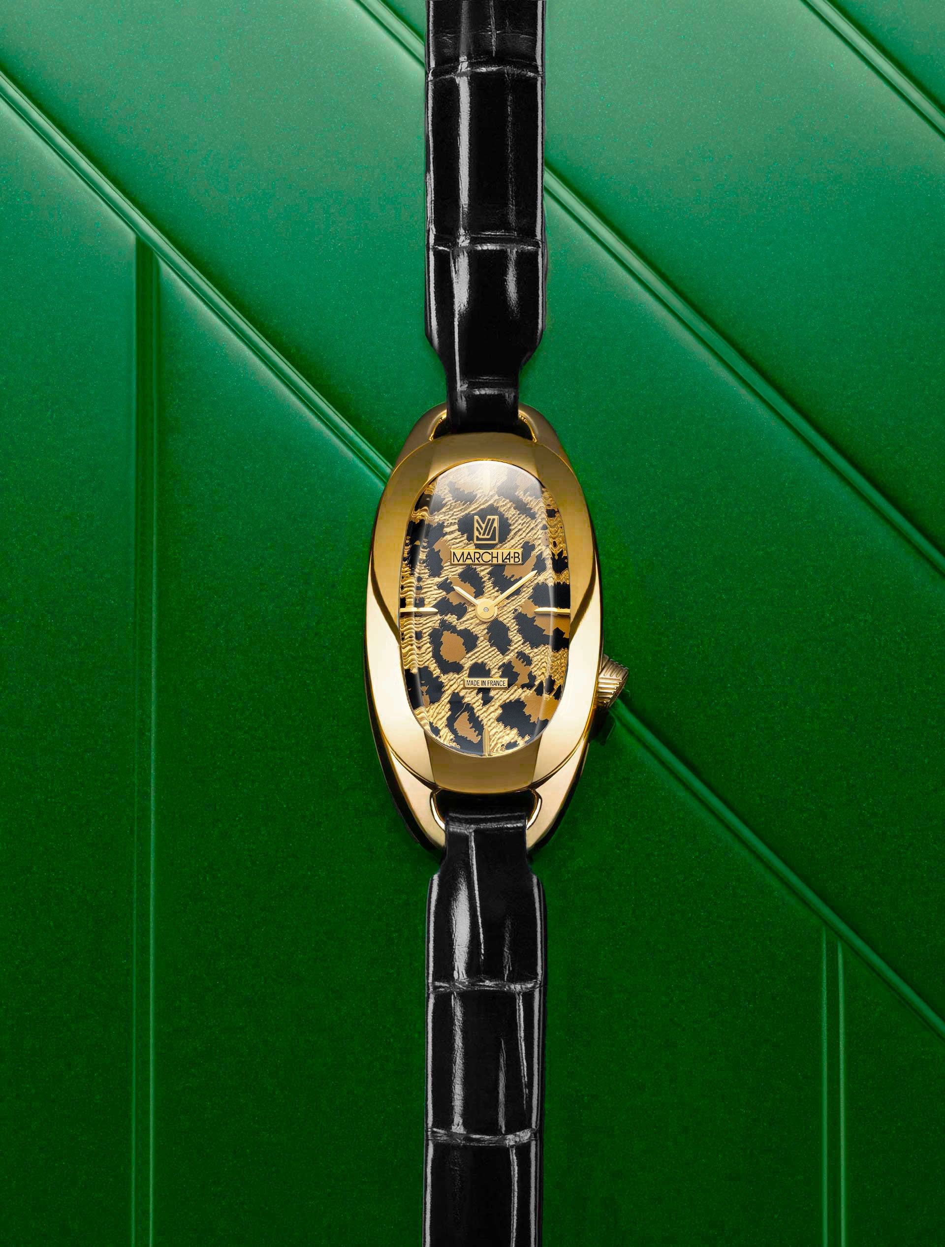 march-la-b-oblongue-cheetah-montre-femme-ovale-20-mm image 3