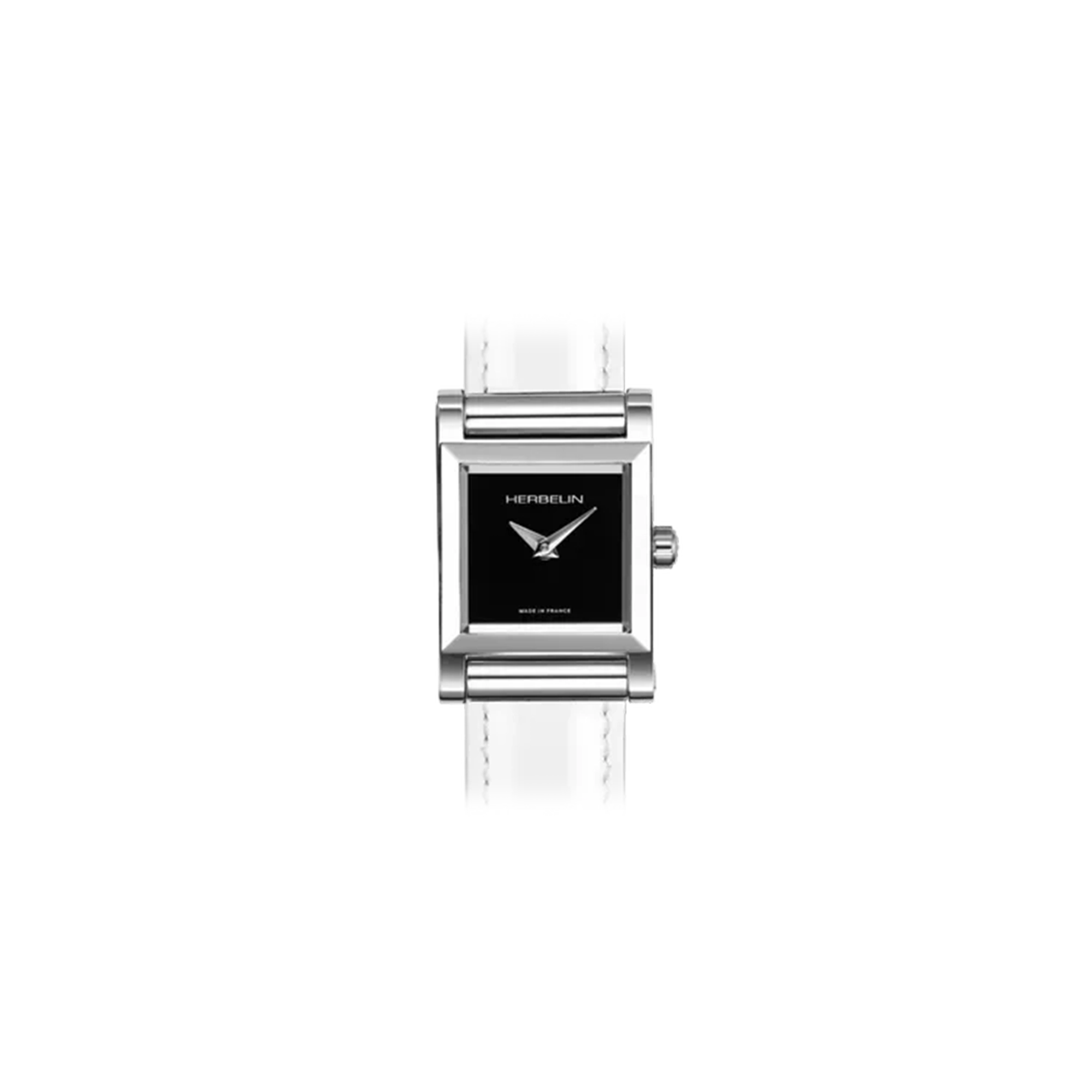 herbelin-antar-s-carr-noir-bo-tier-de-montre-quartz-acier-19-4-mm image 2