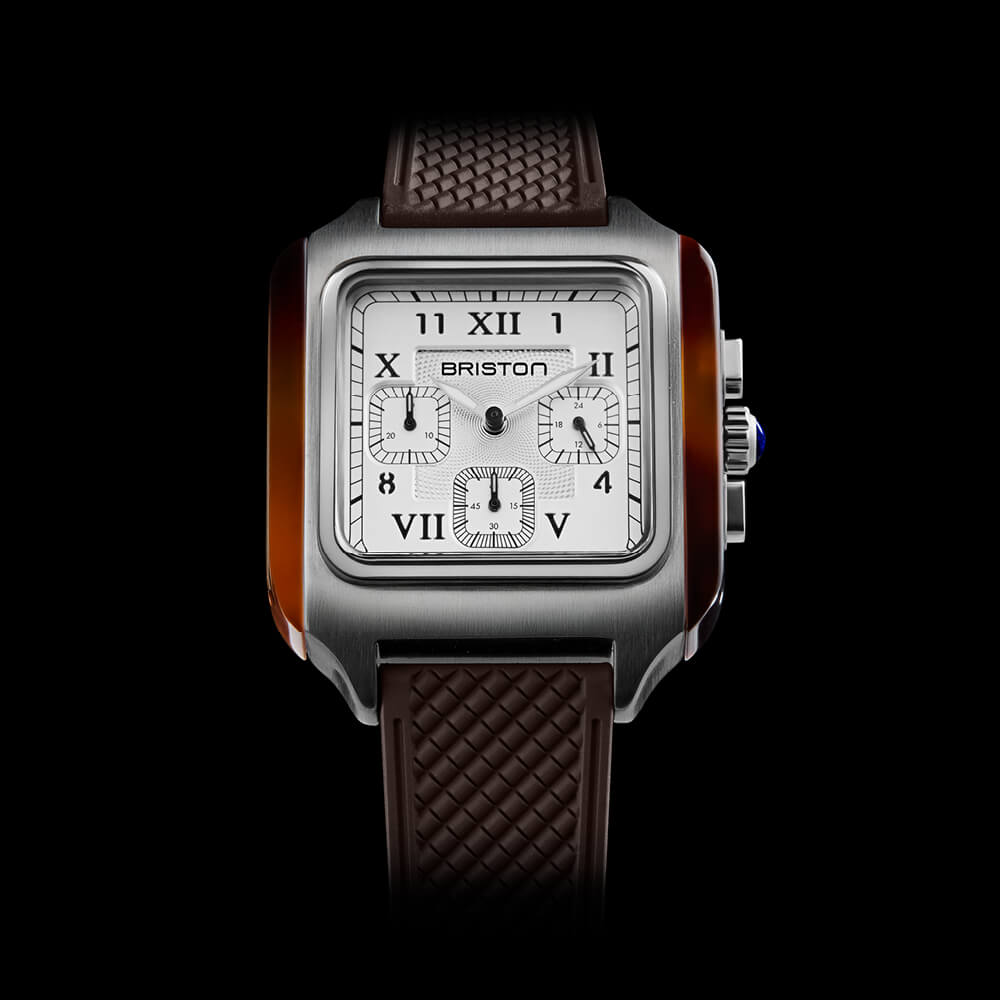 briston-streamliner-kennedy-chronographe-38-5-mm-blanc image 2