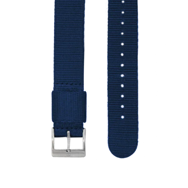 yema-bracelet-nato-nylon-bleu-ardillon-accessoire-montre image 1