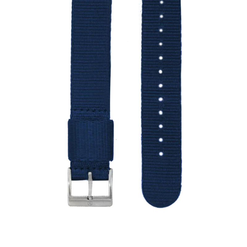 yema-bracelet-nato-nylon-bleu-ardillon-accessoire-montre image 1