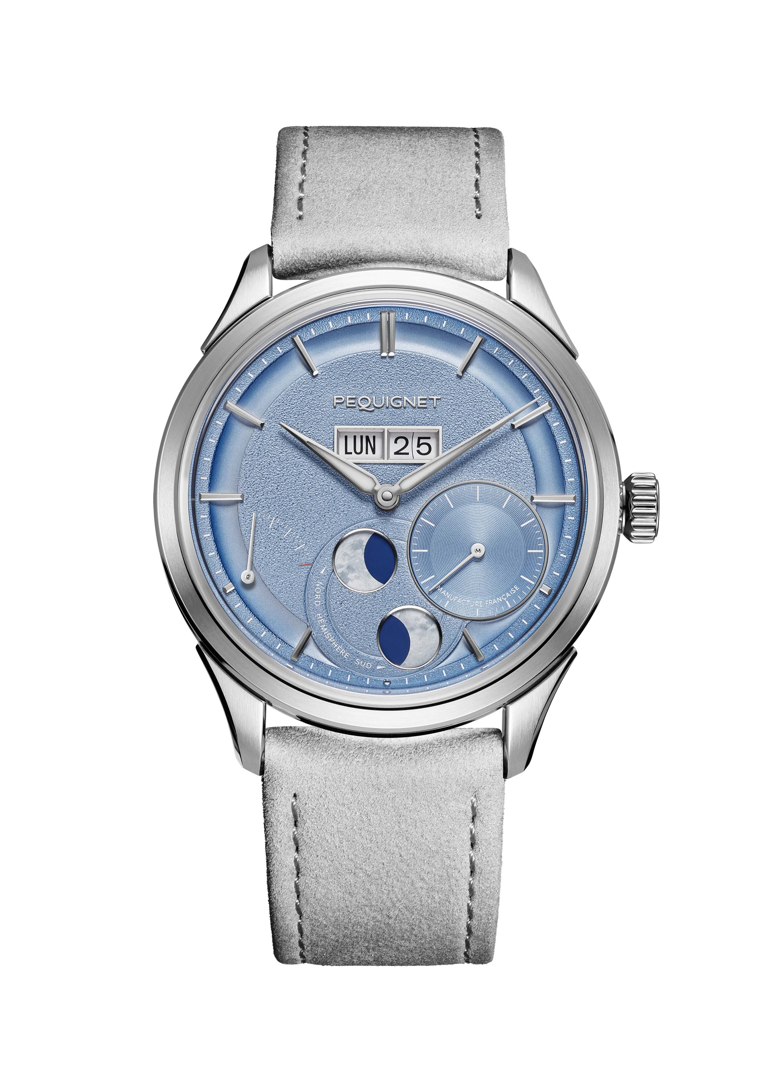 pequignet-royale-paris-montre-automatique-39-5-mm-cadran-bleu-glacier image 1