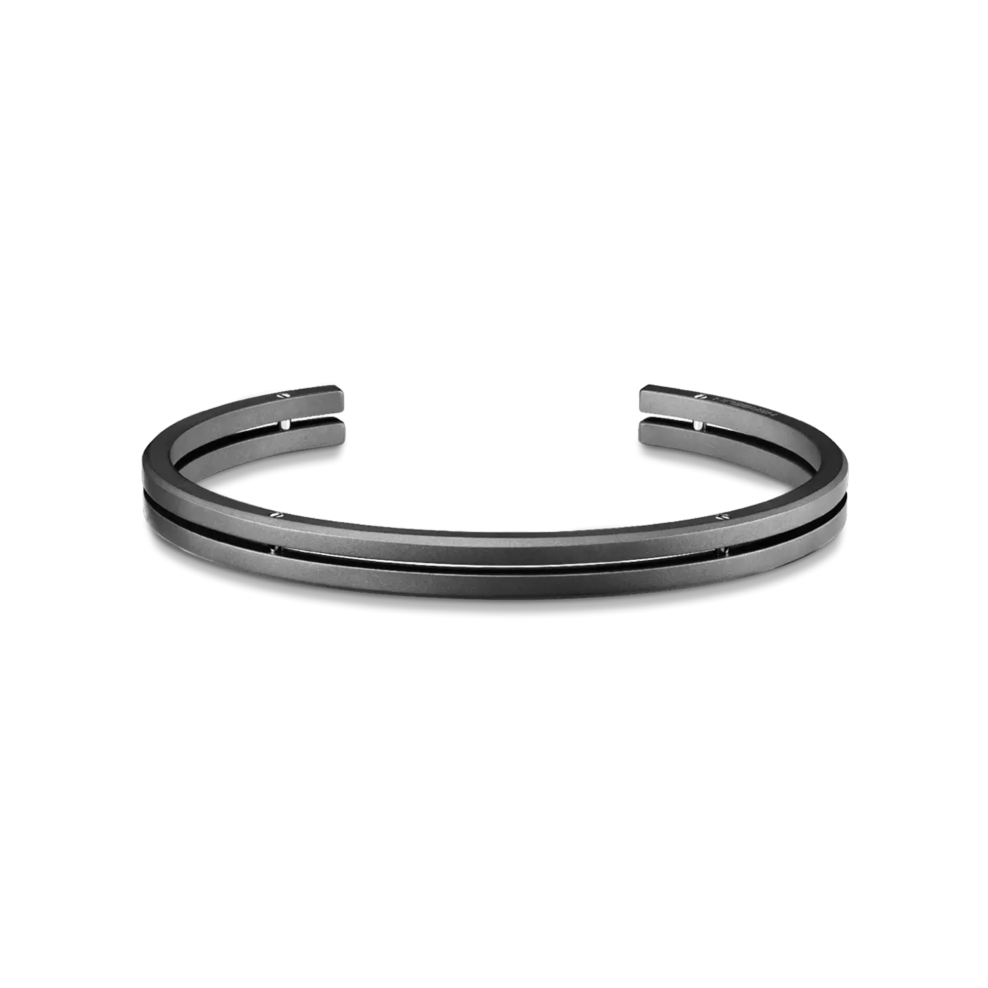 herbelin-jonc-newport-duo-titane-sabl-bracelet-bijou-homme image 1