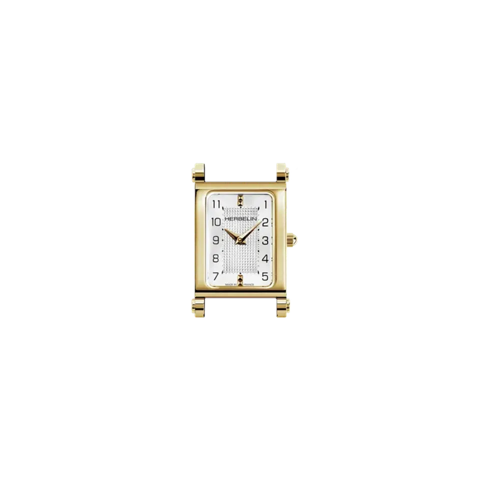 herbelin-antar-s-galb-classique-dor-bo-tier-rectangulaire-pvd-or-jaune-quartz image 1
