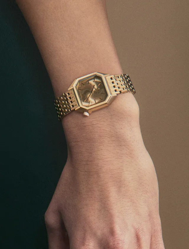 march-la-b-lady-mansart-spirale-or-montre-femme-octogonale-26-mm image 1